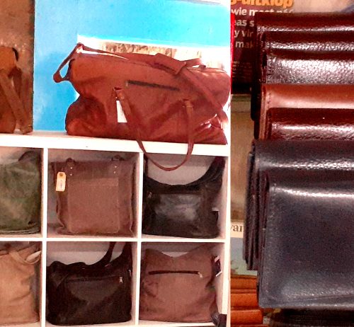 Just A' Dore Leather Products the Goods Shed Mossel Bay